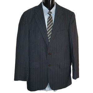 AUSTIN REED of Regent Street Men's Grey Plaid Wool Blazer Size 40R M008